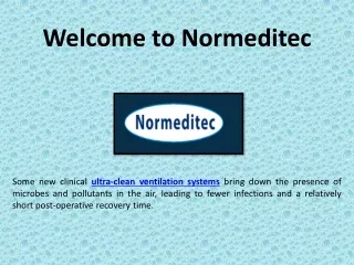 Ultra-Clean Ventilation Systems - Normeditec.com