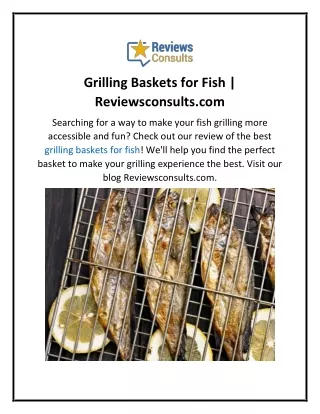 grilling baskets for fish reviewsconsults com