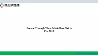 browse through these must have shirts for 2023