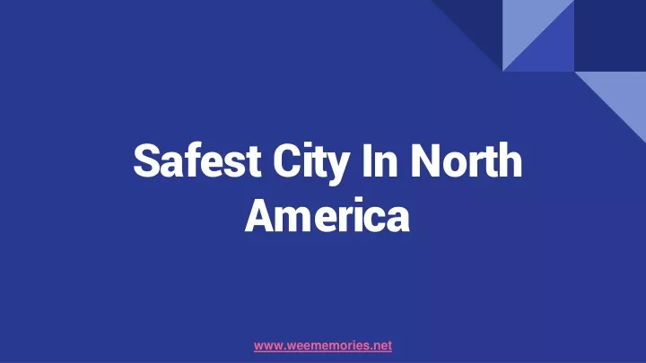 safest city in north america