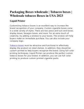 packaging boxes wholesale tobacco boxes wholesale