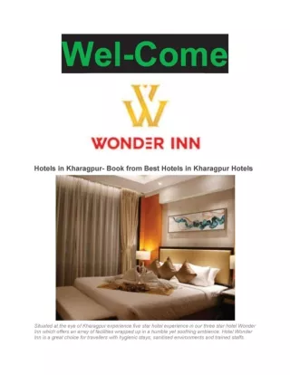 Best Hotel in Kharagpur  Hotel in Kharagpur  Hotel Wonder Inn