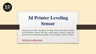 3d Printer Leveling Sensor | 3dmeta.com.au