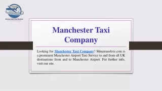 manchester taxi company