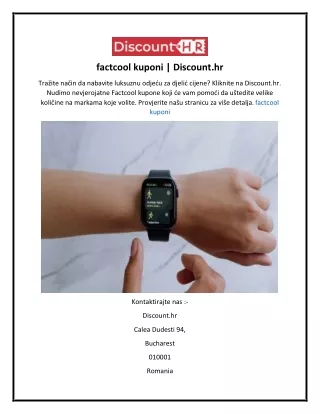 factcool kuponi  Discount.hr
