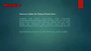 Motocross Online Mx Polisport Plastic Store  Motocross4u.com