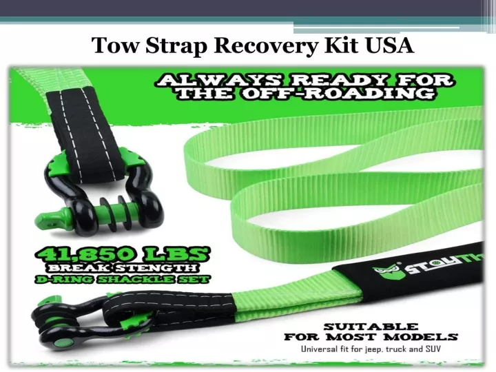 tow strap recovery kit usa