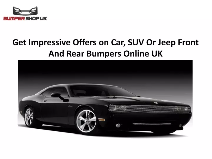 get impressive offers on car suv or jeep front