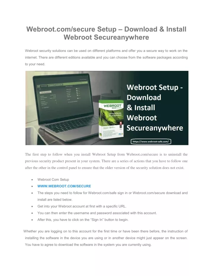 webroot com secure setup download install webroot