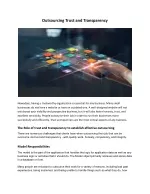 Outsourcing Trust and Transparency - slide 1