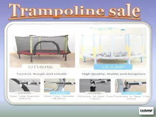 Trampoline sale