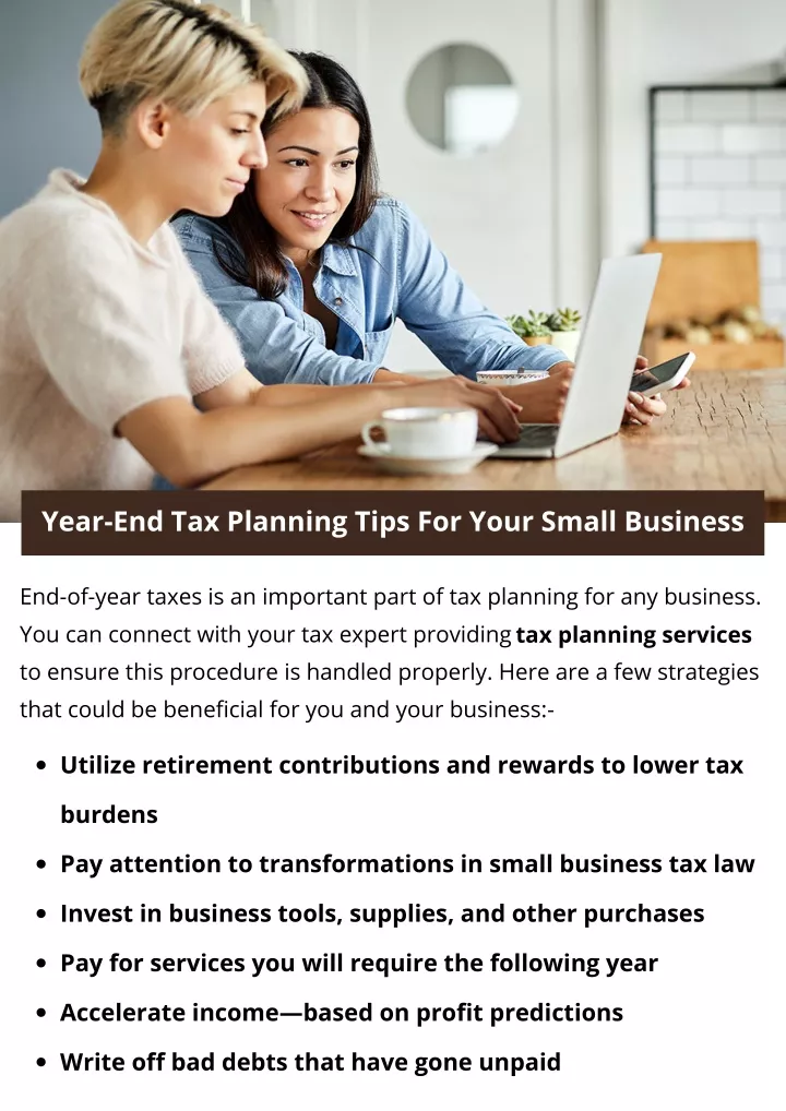 year end tax planning tips for your small business