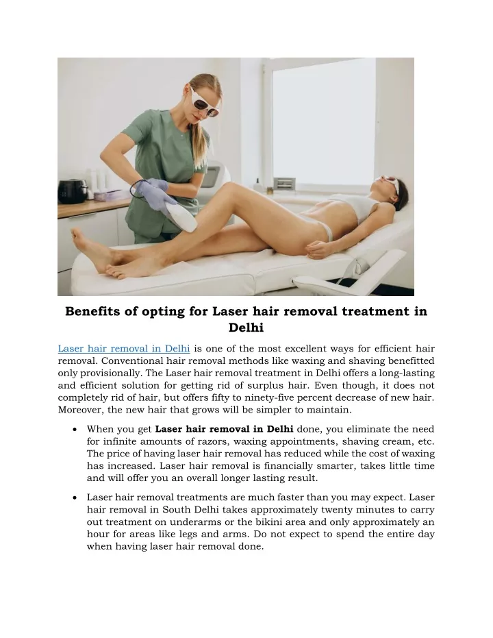 benefits of opting for laser hair removal