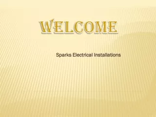 sparks electrical installations