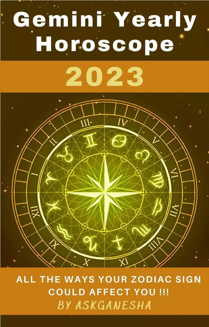 PPT - Gemini Yearly Horoscope 2023 PowerPoint Presentation, free ...