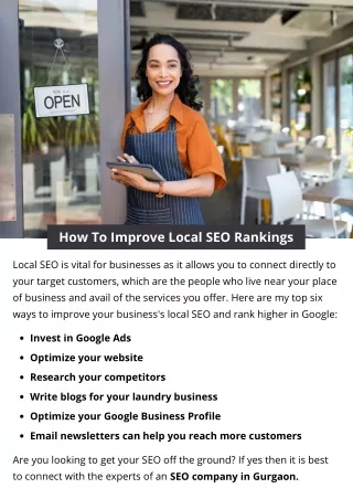 how to improve local seo rankings