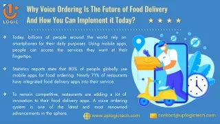 Why Voice Ordering Is The Future of Food Delivery And How You Can Implement it Today_