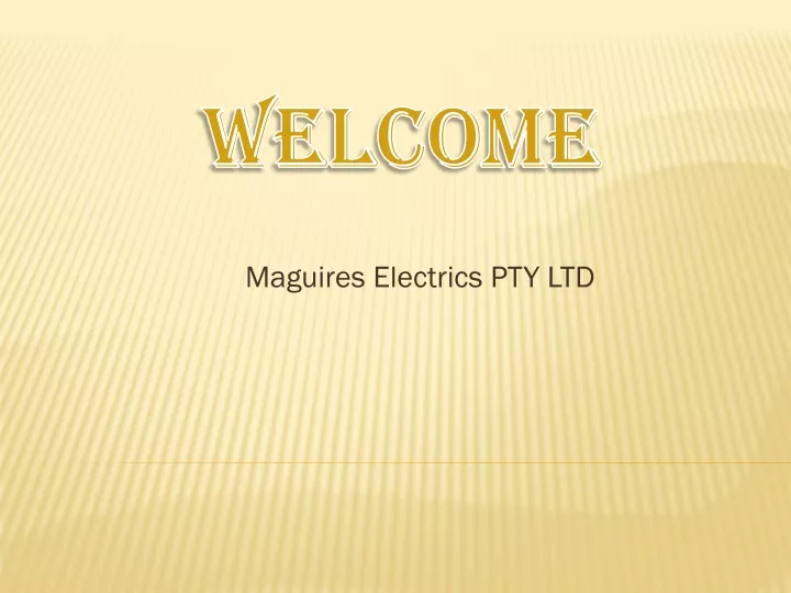 maguires electrics pty ltd