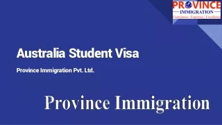 Australia Student Visa