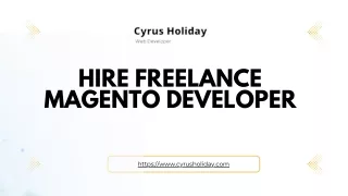 Hire Freelance Magento Developer for ecommerce project in 2022