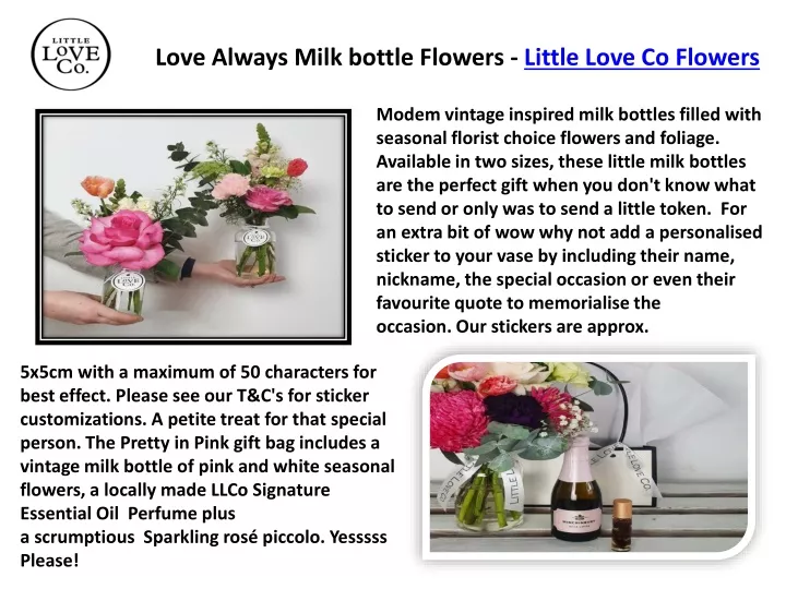 love always milk bottle flowers little love