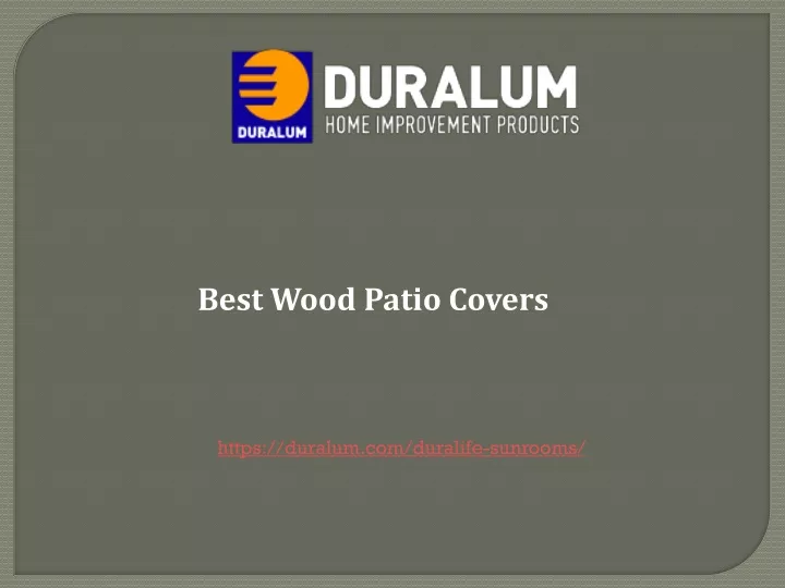 best wood patio covers