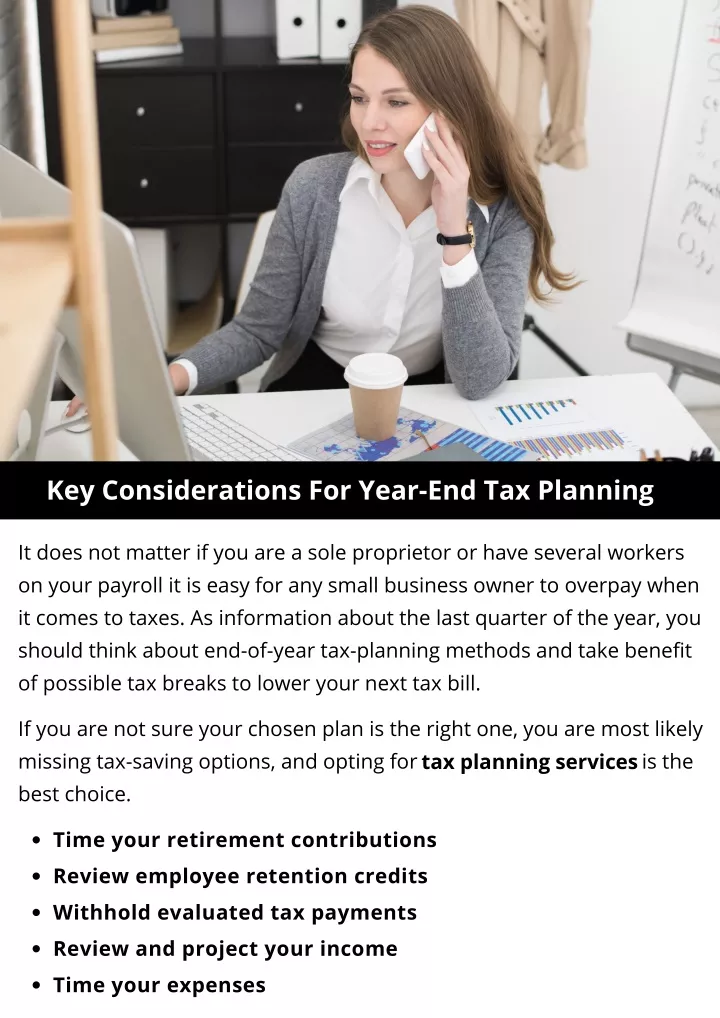 key considerations for year end tax planning