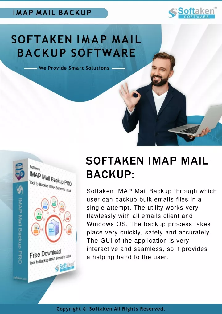 softaken imap mail backup software