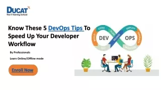 know these 5 devops tips to speed up your
