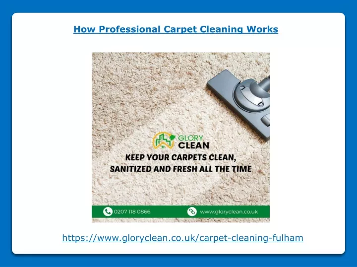 how professional carpet cleaning works