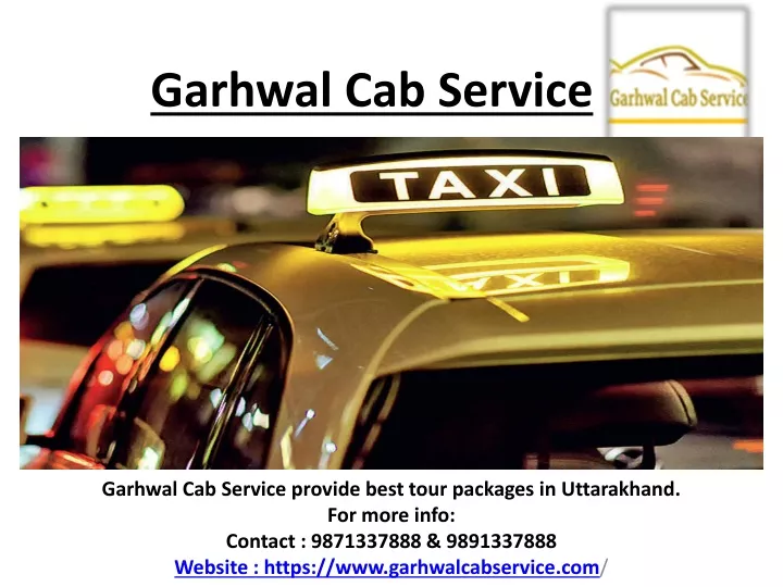 garhwal cab service