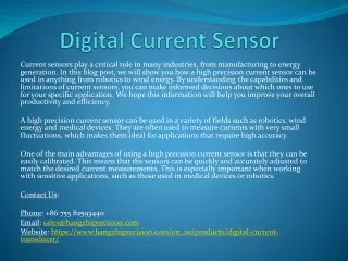 digital current sensor