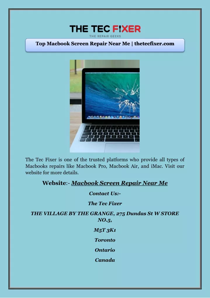 top macbook screen repair near me thetecfixer com