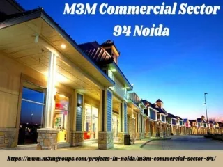 M3M Commercial Sector 94 Noida -  New Launch Commercial Property