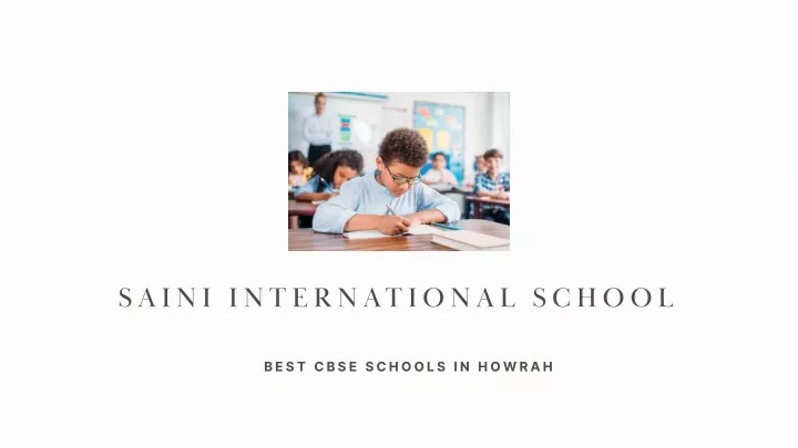 saini international school