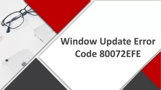 Windows Update Error Code 80072EFE