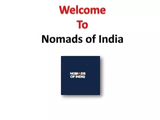 Backpacking Trips - Nomads of India