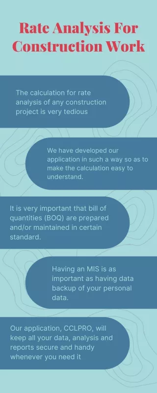 rate analysis for construction work