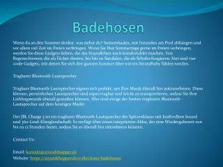 badehosen