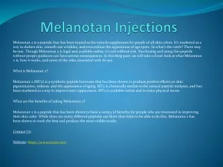 melanotan injections