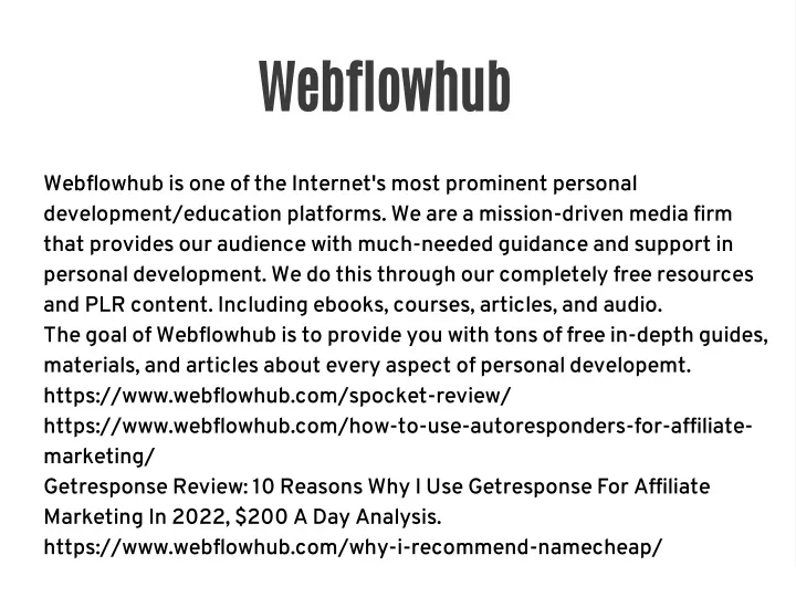 webflowhub