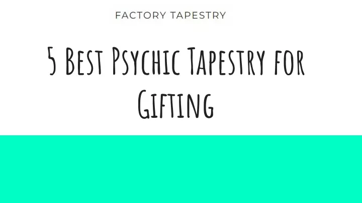 5 best psychic tapestry for gifting