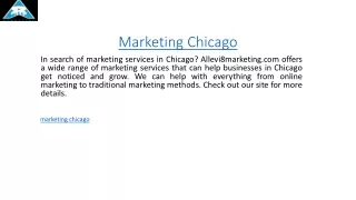 Marketing Chicago  Allevi8marketing.com