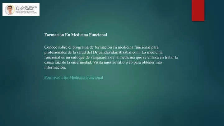 formaci n en medicina funcional