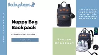 Buy Nappy Bag Backpack Online In Australia
