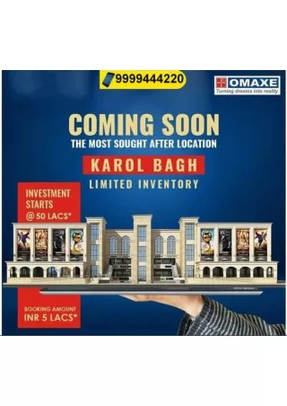 Is it good to invest in Omaxe Karol Bagh