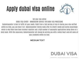 apply dubai visa