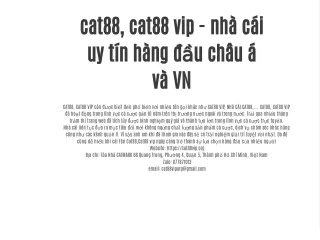 cat88, cat88 vip