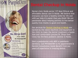 Dental Checkup in Noida