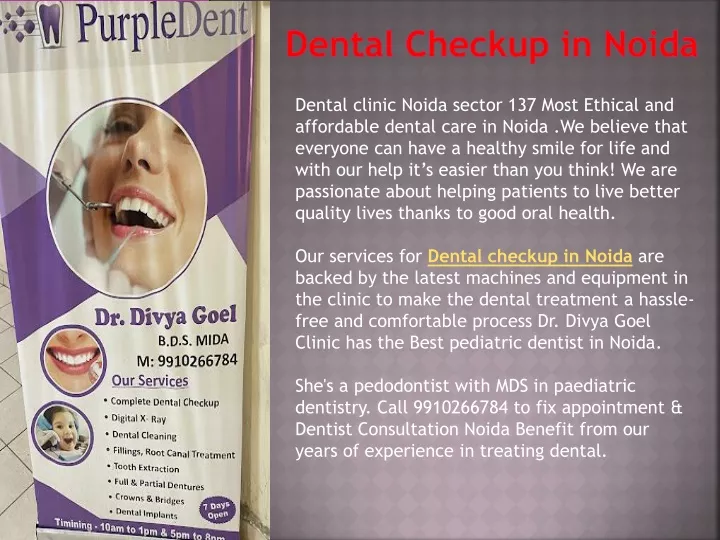 dental checkup in noida